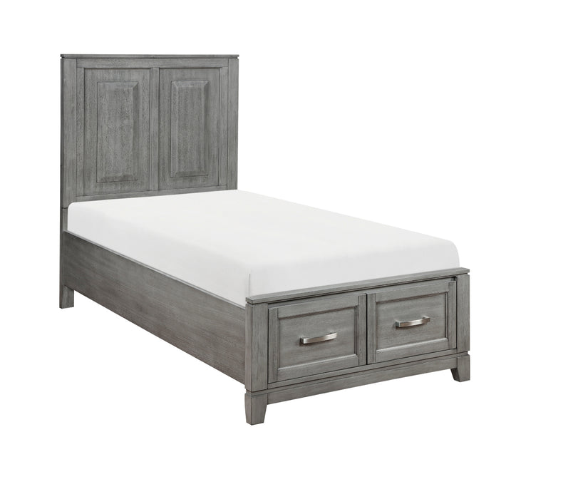 Homelegance - Garretson 3 Piece Twin Bedroom Set in Gray - 1450T-1-3SET - GreatFurnitureDeal