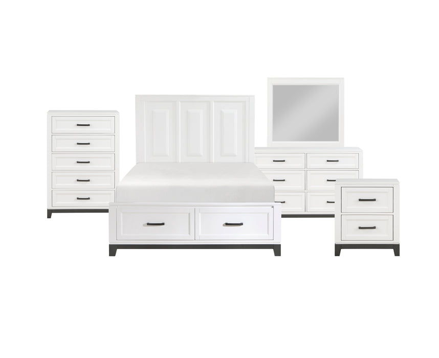 Homelegance - Garretson Drawer Chest in White - 1450WH-9 - GreatFurnitureDeal