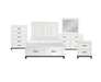Homelegance - Garretson Full Platform Bed with Footboard Storage in White - 1450WHF-1* - GreatFurnitureDeal