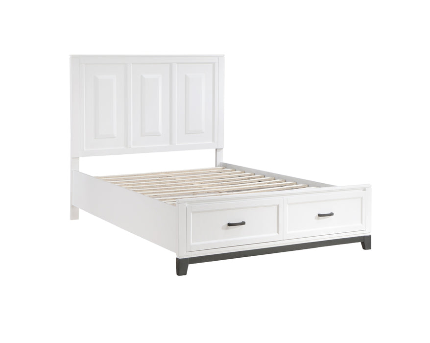 Homelegance - Garretson 3 Piece Queen Bedroom Set in White - 1450WH-1-3SET - GreatFurnitureDeal
