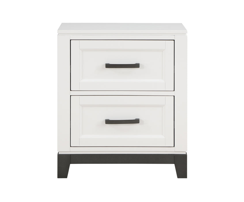Homelegance - Garretson 5 Piece Full Bedroom Set in White - 1450WHF-1*9 - GreatFurnitureDeal