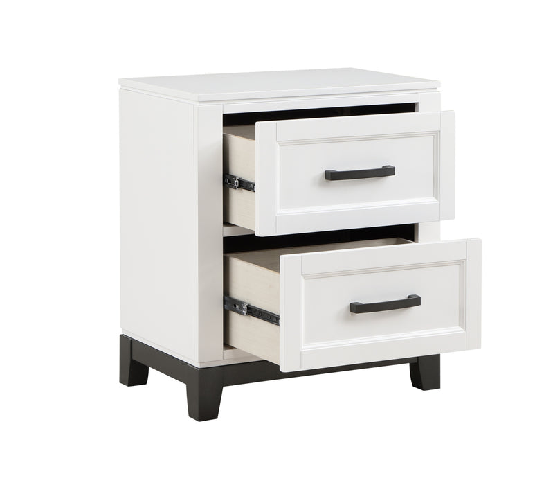 Homelegance - Garretson 5 Piece Full Bedroom Set in White - 1450WHF-1*9 - GreatFurnitureDeal