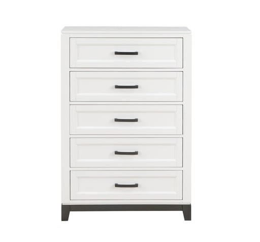 Homelegance - Garretson Drawer Chest in White - 1450WH-9 - GreatFurnitureDeal