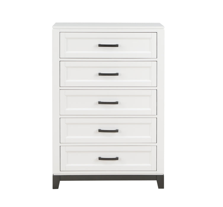 Homelegance - Garretson Drawer Chest in White - 1450WH-9 - GreatFurnitureDeal