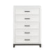 Homelegance - Garretson Drawer Chest in White - 1450WH-9 - GreatFurnitureDeal