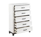 Homelegance - Garretson 5 Piece Full Bedroom Set in White - 1450WHF-1*9 - GreatFurnitureDeal