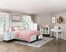 Homelegance - Garretson California King Platform Bed with Footboard Storage in White - 1450WHK-1CK* - GreatFurnitureDeal