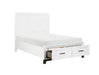 Homelegance - Garretson 5 Piece Full Bedroom Set in White - 1450WHF-1-5SET - GreatFurnitureDeal