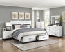 Homelegance - Garretson Dresser and Mirror in White - 1450WH-5-6 - GreatFurnitureDeal