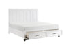 Homelegance - Garretson 3 Piece California King Bedroom Set in White - 1450WHK-1CK-3SET - GreatFurnitureDeal