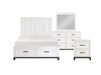 Homelegance - Garretson Dresser and Mirror in White - 1450WH-5-6 - GreatFurnitureDeal