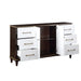 Homelegance - Niles 4 Piece Queen Bedroom Set in White and Cherry - 1451-1*4 - GreatFurnitureDeal