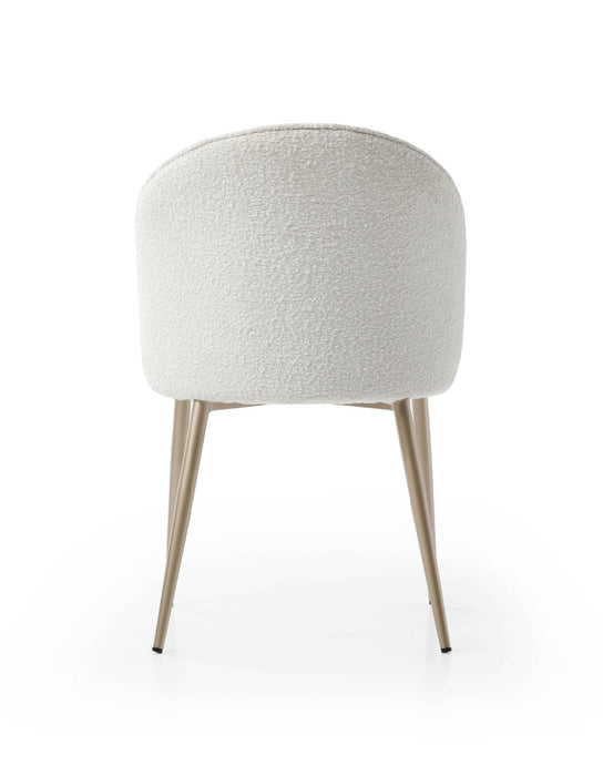 ESF Furniture - 109 - 7 Piece Dining Table Set in Gloss Golden - 109TABLEGOLDEN-7SET - GreatFurnitureDeal