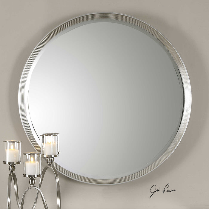 Uttermost - Serenza Round Silver Mirror -14547