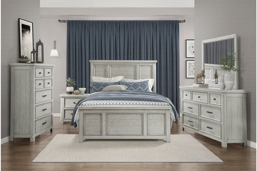 Homelegance - Providence 6 Piece Queen Bedroom Set in Light Gray - 1458-1-6SET - GreatFurnitureDeal