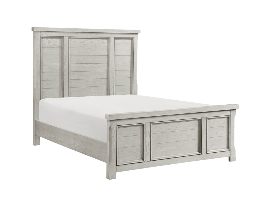 Homelegance - Providence 5 Piece King Bedroom Set in Light Gray - 1458K-1EK*9 - GreatFurnitureDeal