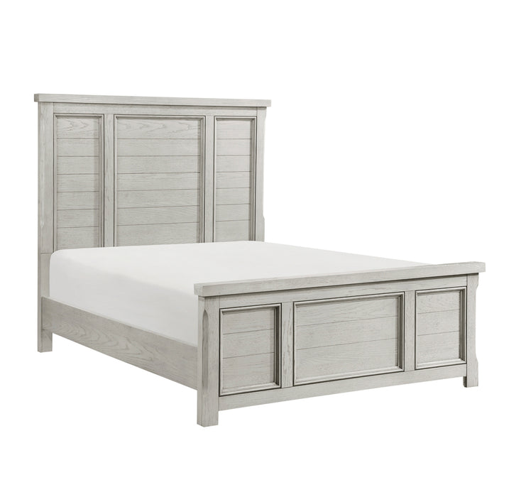 Homelegance - Providence 6 Piece Queen Bedroom Set in Light Gray - 1458-1-6SET - GreatFurnitureDeal