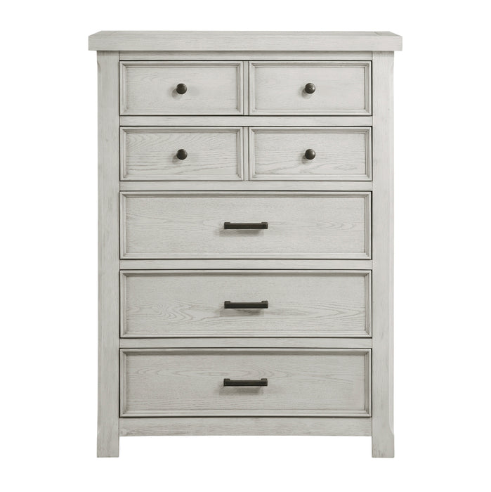 Homelegance - Providence 5 Piece Queen Bedroom Set in Light Gray - 1458-1*9 - GreatFurnitureDeal