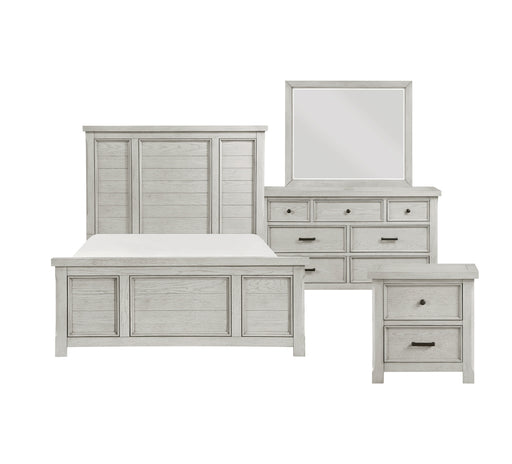 Homelegance - Providence 6 Piece Queen Bedroom Set in Light Gray - 1458-1-6SET - GreatFurnitureDeal