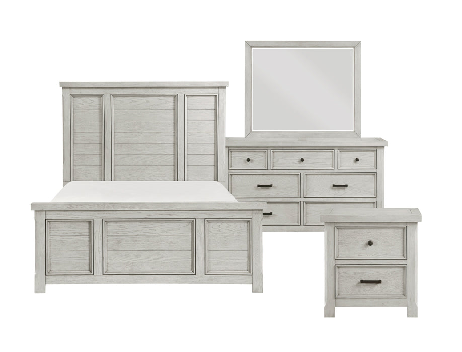 Homelegance - Providence Dresser and Mirror in Light Gray - 1458-5-6 - GreatFurnitureDeal