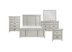 Homelegance - Providence Dresser and Mirror in Light Gray - 1458-5-6 - GreatFurnitureDeal