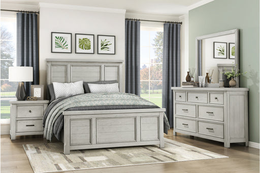 Homelegance - Providence King Panel Bed in Light Gray - 1458K-1EK* - GreatFurnitureDeal