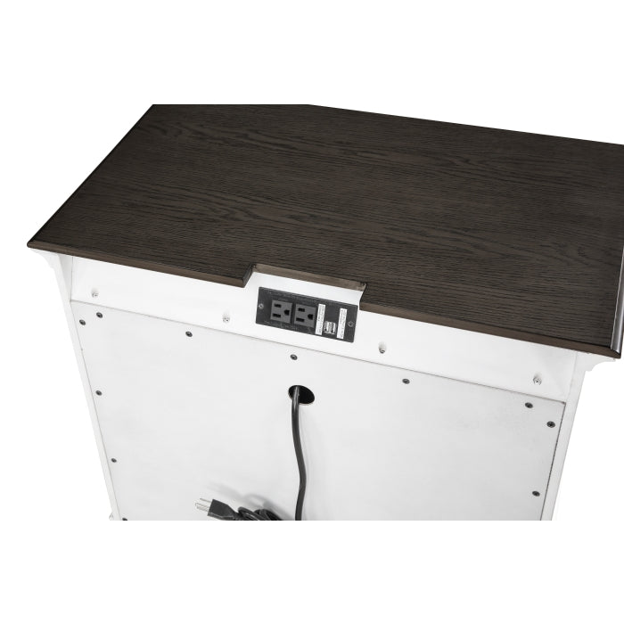 Homelegance - Chesterton 5 Piece California King Bedroom Set in Antique White - 1463K-1CK-5SET - GreatFurnitureDeal