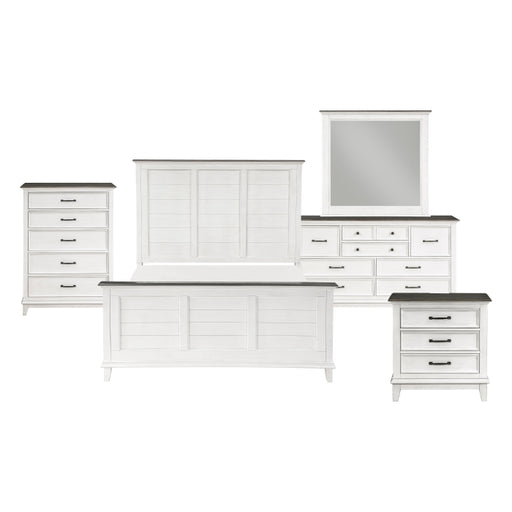 Homelegance - Chesterton 5 Piece Queen Bedroom Set in Antique White - 1463-1*9 - GreatFurnitureDeal