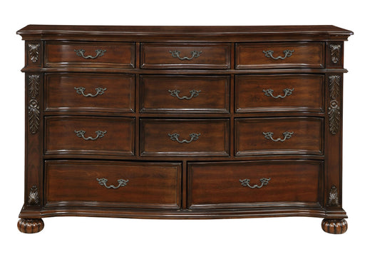 Homelegance - Adelina 11 Drawer Dresser in Cherry - 1468-5 - GreatFurnitureDeal