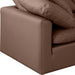 Meridian Furniture - Indulge 105" Brown Vegan Leather Upholstered 3pc. Sofa - 146Brown-S105 - GreatFurnitureDeal