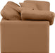 Meridian Furniture - Indulge 70" Cognac Vegan Leather Upholstered 2pc. Loveseat - 146Cognac-S70 - GreatFurnitureDeal