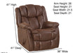 Motion Ease - Nash Rocker Recliner in Chocolate - 148-91-21 - GreatFurnitureDeal