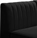 Meridian Furniture - Alina 116.5" Velvet Upholstered 8 Piece Modular Sectional - 604Black-Sec8B - GreatFurnitureDeal