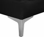 Meridian Furniture - Alina 142" Velvet Upholstered 8 Piece Modular Sectional - 604Black-Sec8C - GreatFurnitureDeal