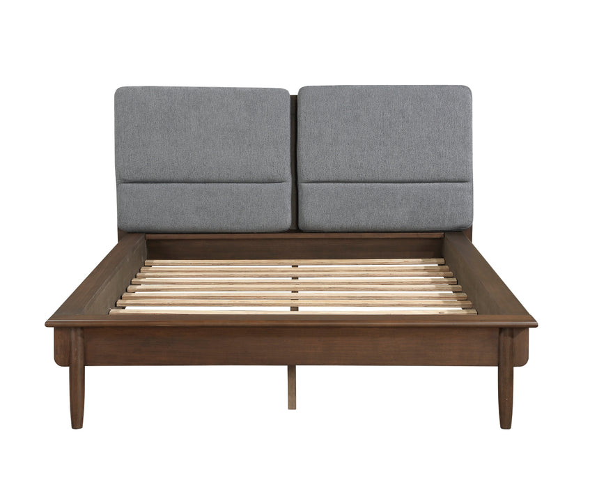 Homelegance - Astrid Queen Platform Bed in Walnut - 1501-1 - GreatFurnitureDeal