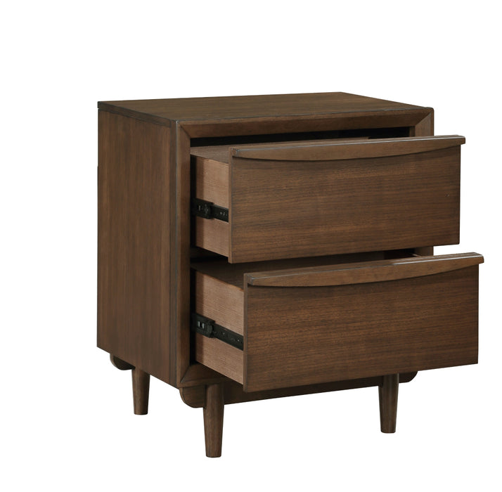 Homelegance - Astrid 3 Piece Queen Platform Bedroom Set in Walnut - 1501-1-3SET - GreatFurnitureDeal