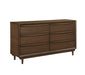 Homelegance - Astrid 6 Drawer Dresser in Walnut - 1501-5 - GreatFurnitureDeal