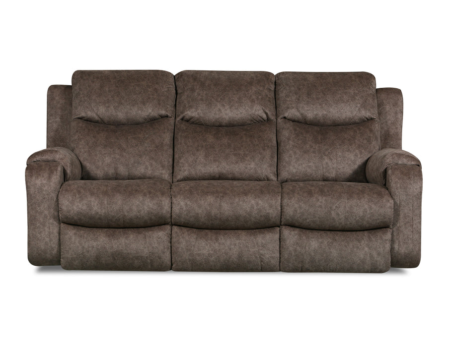 Southern Motion - Marvel Double Reclining Sofa with Power Headrest in Coffee - 881-61P - GreatFurnitureDeal