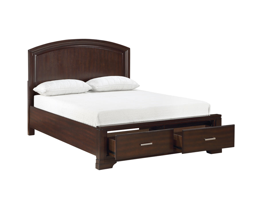 Homelegance - Hudson 3 Piece King Platform Storage Bedroom Set in Cherry - 1520CHK-1EK-3SET - GreatFurnitureDeal