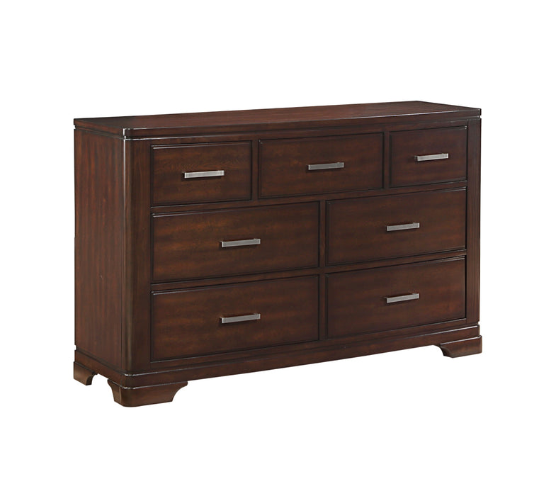 Homelegance - Hudson 4 Piece California King Platform Storage Bedroom Set in Cherry - 1520CHK-1CK-4SET - GreatFurnitureDeal