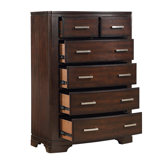 Homelegance - Hudson 6 Drawer Chest in Cherry - 1520CH-9 - GreatFurnitureDeal