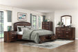 Homelegance - Hudson Queen Platform Bed with Footboard Storage in Cherry - 1520CH-1 - GreatFurnitureDeal