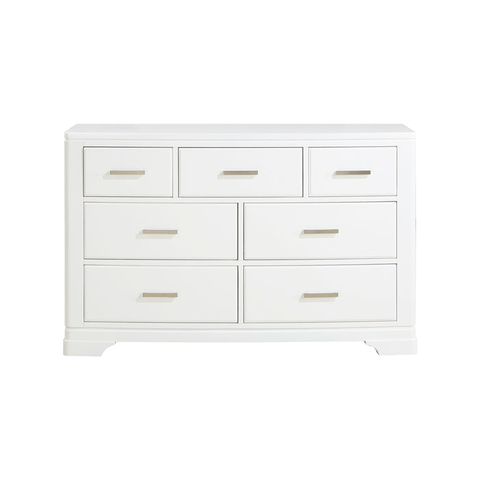 Homelegance - Hudson 5 Piece Queen Platform Storage Bedroom Set in White - 1520WH-1-5SET - GreatFurnitureDeal