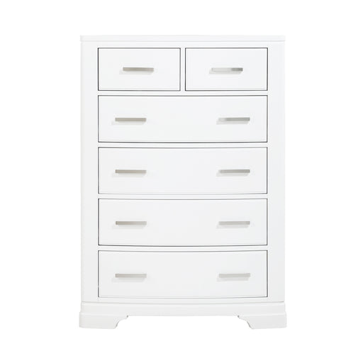 Homelegance - Hudson 6 Drawer Chest in White - 1520WH-9 - GreatFurnitureDeal