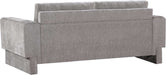 Meridian Furniture - Madeline 89" Grey Chenille Fabric Upholstered Sofa - 152Grey-S - GreatFurnitureDeal
