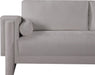 Meridian Furniture - Madeline 89" Grey Chenille Fabric Upholstered Sofa - 152Grey-S - GreatFurnitureDeal