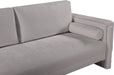 Meridian Furniture - Madeline 89" Grey Chenille Fabric Upholstered Sofa - 152Grey-S - GreatFurnitureDeal