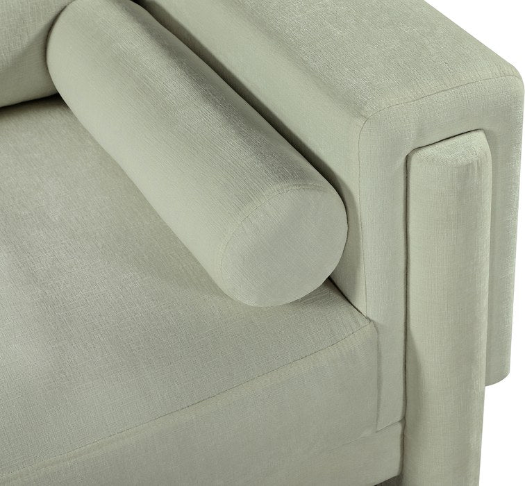 Meridian Furniture - Madeline 89" Mint Chenille Fabric Upholstered Sofa - 152Mint-S - GreatFurnitureDeal