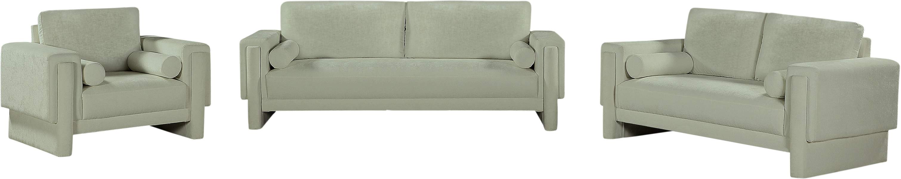 Meridian Furniture - Madeline 89" Mint Chenille Fabric Upholstered Sofa - 152Mint-S - GreatFurnitureDeal