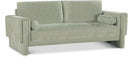 Meridian Furniture - Madeline 89" Mint Chenille Fabric Upholstered Sofa - 152Mint-S - GreatFurnitureDeal